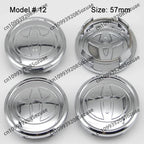 4Pcs 62mm 57mm Car Wheel Center Hub Caps Cover Badge Accessories For Toyota Prado Yaris Hilux Verso Fortuner Supra Corolla Camry