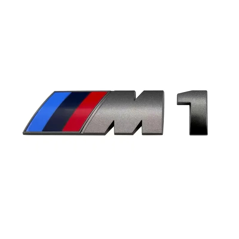 5.5cm for M logo new gray ABS sticker trunk badge for BMW X1M X2M X3M X4M X5M X6M X7M M1M2M3M4M5M6M7M8