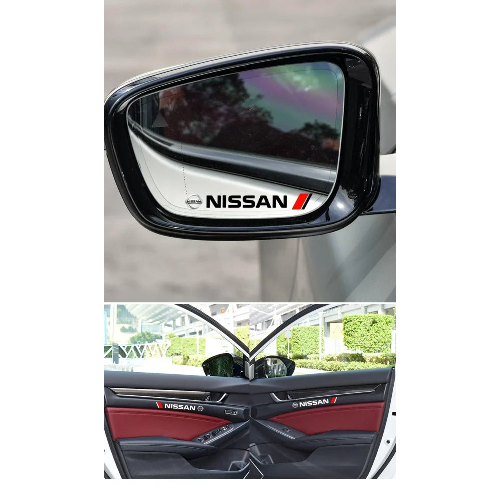 4PCS Car Styling Door Handle Decoration Stickers Decals For Nissan J10 X-Trail Qashqai Juke Leaf Micra NOTE Patrol Gadgets
