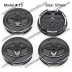 4Pcs 62mm 57mm Car Wheel Center Hub Caps Cover Badge Accessories For Toyota Prado Yaris Hilux Verso Fortuner Supra Corolla Camry