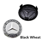 4pcs 56mm 60mm 75mm  68mm3Pin Car Wheel Center Cap Rim Hub Caps Emblem W202 W220 W213 W210 W164 E200 E260 E300 For Mercedes Benz