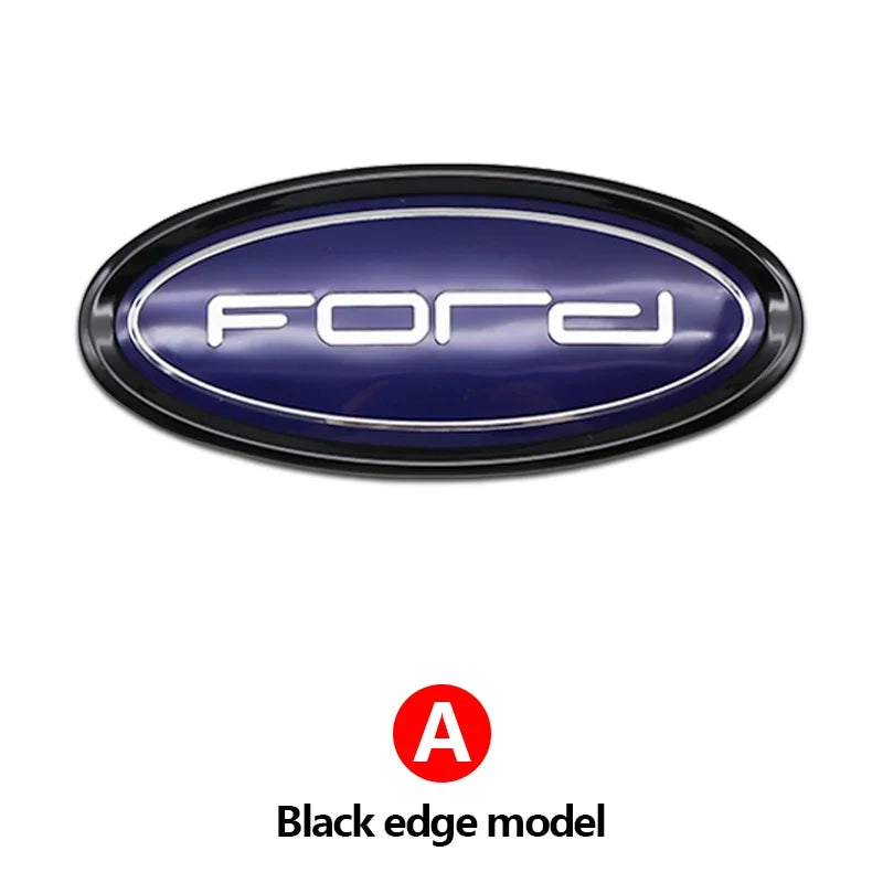 Ford Letter Badge Car Emblem Badge Sticker Front Hood ABS Rear Trunk Tailgate For Fiesta Ranger Mondeo Focus Escape Kuga Edge