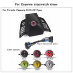 Car Stopwatch Panel Cover For Porsche Cayenne 958 chrono watch Interior Center Dashboard Clock Compass Modification Accessories