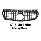 Chrome Silver AMG Style Front Bumper Grille For Mercedes Benz CLA-Class W117 2013-2019 CLA180 CLA200 CLA45 Front Grill Black