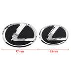 For Lexus ES240 ES250 IS250 LX460 RX270 RX300 RX350 65mm 77mm Metal Steering Wheel Emblem Logo Badge Sticker Decal Accessory