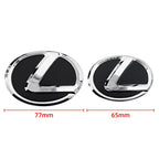 For Lexus ES240 ES250 IS250 LX460 RX270 RX300 RX350 65mm 77mm Metal Steering Wheel Emblem Logo Badge Sticker Decal Accessory