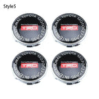 4pcs 60mm Car Tyre Wheel Center Hub Cap Badge For Toyota C-hr Prado Rav4 Yaris Hilux Prius Avensis Corolla Camry Accessories