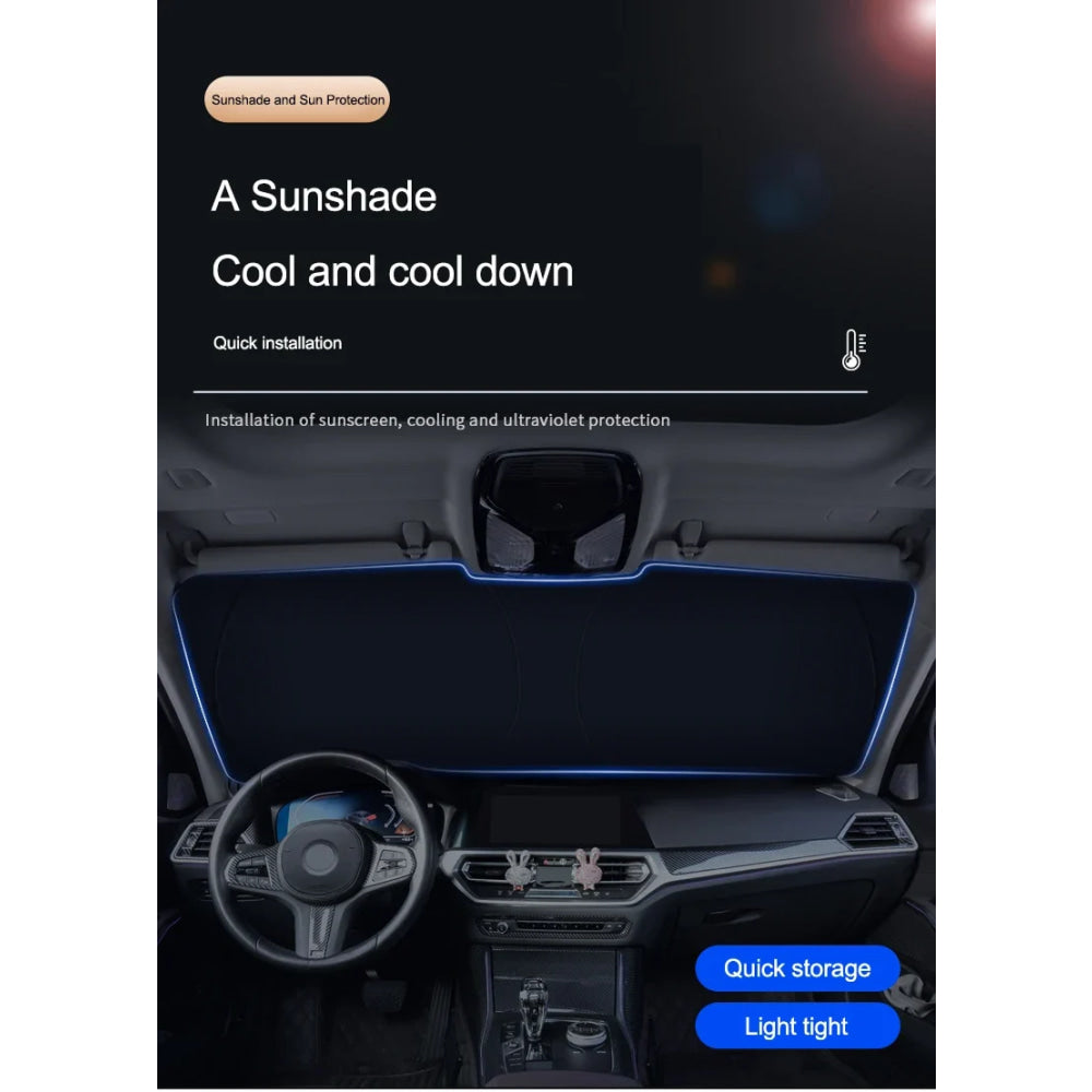 Car Windshield Sun Shade Window Shade Front Sunshade Protect For BMW X1 X2 X3 X4 X5 X6 X7 GT E53 E70 E71 F25 E84 M Sticker