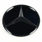 3d Chrome Black Star Logo Car Front Grille Emblem Mercedes Benz Amg W205 W212 W207 A B C E SLK GLK CLA CLS Viano GL ML R Class