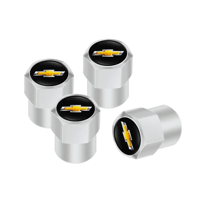 4Pcs Car Styling Wheel Tire Valve Air Stem Cap Duust Covers For Chevrolet Tracker Optra Lanos SS Sail Corsa Matiz Avalanche Onix