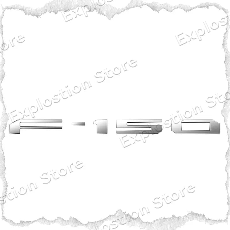 Car ABS Plastic F-150 Logo Car Letter Fender Side Emblem Rear Tail Trunk Badge Sticker For Ford F150 GT Accessories