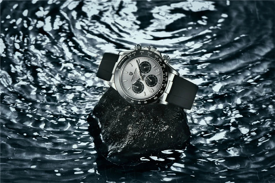 40mm New V2 PAGANI DESIGN Classic fashion Men Quartz Watches Sapphire Retro Chronograph Stainless Steel Waterproof Watch for Men
