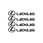 4Pcs Car vinyl Styling Door Handle Decor Stickers Decals Accessories For Lexus LS LC IS350 ES300h ES300 IS220d NX350h RX CT200h