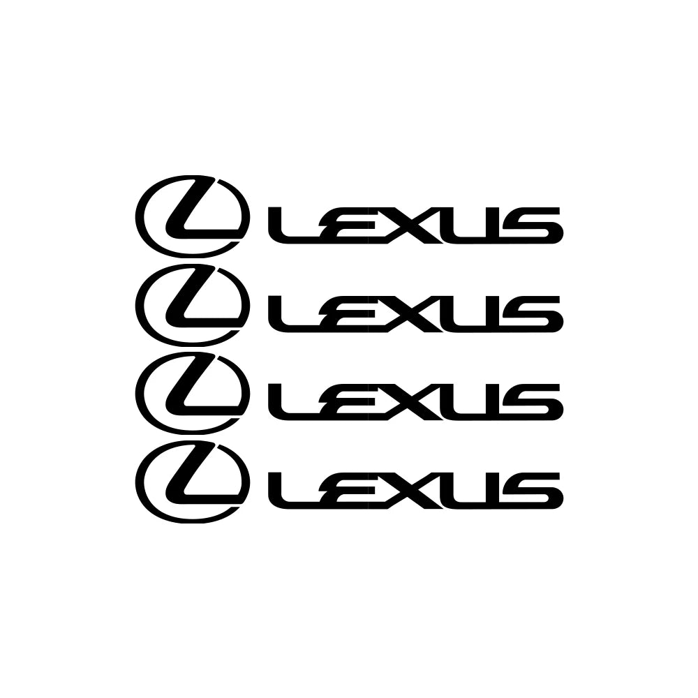 4Pcs Car vinyl Styling Door Handle Decor Stickers Decals Accessories For Lexus LS LC IS350 ES300h ES300 IS220d NX350h RX CT200h