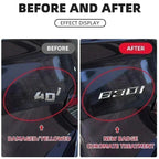 ABS logo glossy black car sticker badge sticker body luggage decoration BMW M logo 420i 428i 425d 435d 630i 650i 630d 640d 650d