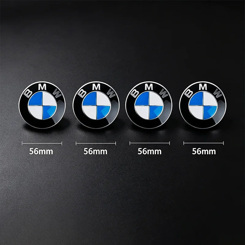 4Pcs 56/68mm Wheel Center Caps Emblem Badge For BMW 50th Anniversary E90 E60 F10 F20 G20 G30 E53 E85 E70 E84 F48 1/3/5/7 Series