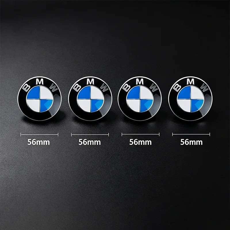 4Pcs 56/68mm Wheel Center Caps Emblem Badge For BMW 50th Anniversary E90 E60 F10 F20 G20 G30 E53 E85 E70 E84 F48 1/3/5/7 Series