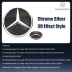 Front Grill Star Emblem  Logo Badge For Mercedes BenzX253 GLE GLC GLS W166 C292 X166 2016-2019