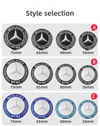 56mm 60mm 65mm 75mm Car Wheel Center Hub Caps Cover Rim Exterior Sticker For Mercedes Benz A B C E Class GLC GLK GLE GLA CLA GLB