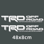 Suitable for Toyota Transit logo TRD OFFROAD modified sticker, personalized decorative body sticker waterproof latte