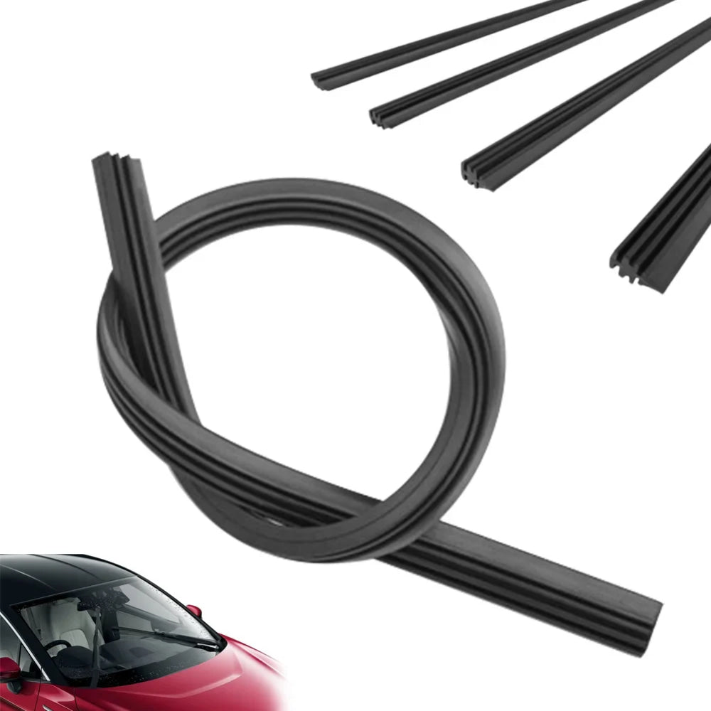 14" - 28" Car Wiper Blade Windscreen Wipers Insert Natural Rubber Strip 6mm Windscreen FR Wipe Car Accessories