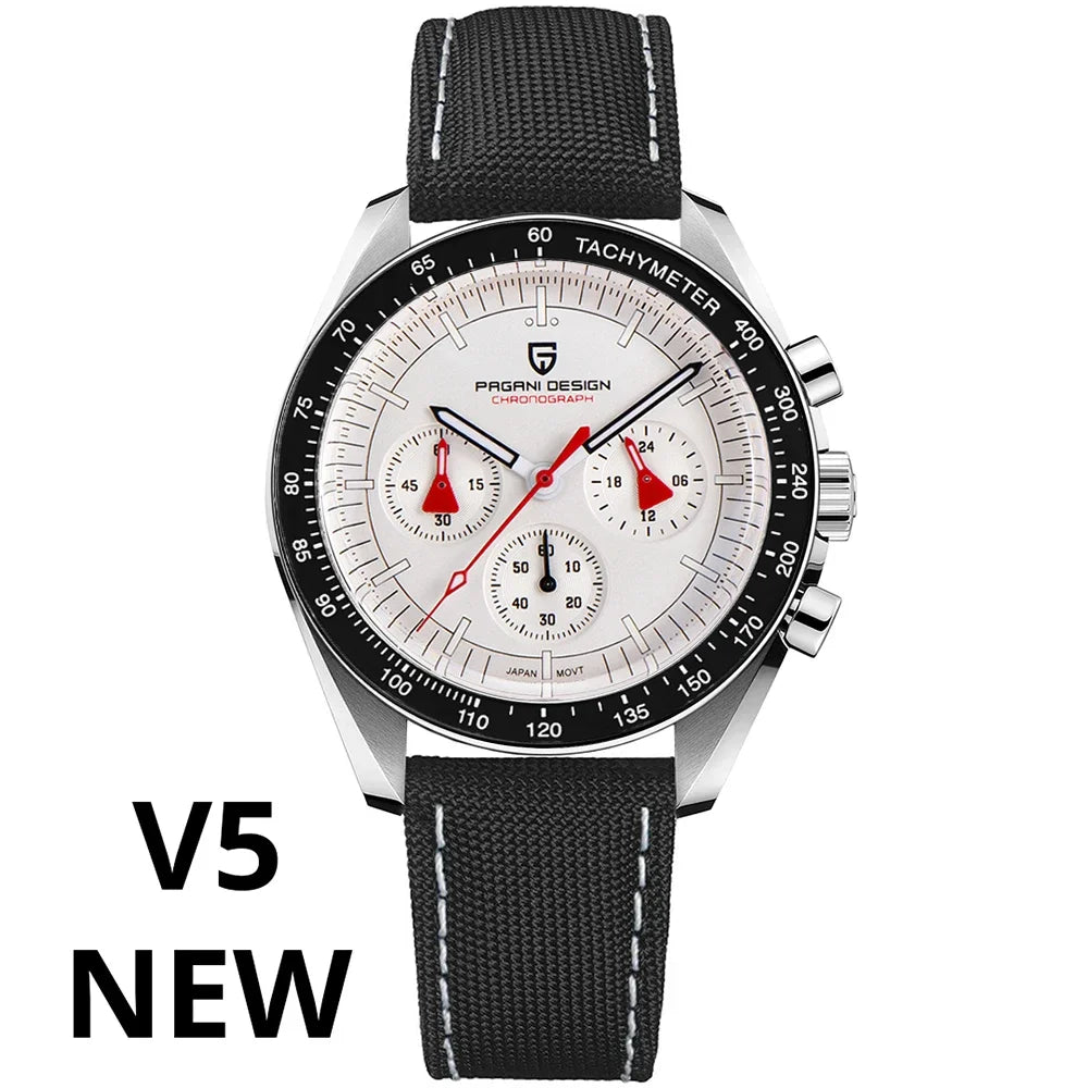 2025 New PAGANI DESIGN AK Project Mars Men's Watches Luxury Quartz Watch Men AR Sapphire Speed Sport Chronograph Automatic Date