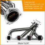 Stainless Steel Headers Shorty For Ford 260 289 302 Mustang 302CU 5.0 1964-1977
