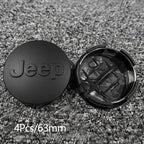 Car Tire Center Cap 63mm/55mm For Jeep Renegade Compass Grand Cherokee Wrangler jk Gladiator Patriot Liberty Commander Trailhawk