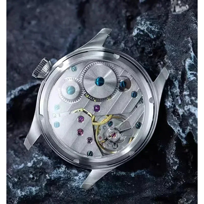 HRUODLAND Pilot Watch for Men BGW-9 Luminous Mechanical Wristwatch 316L Stainless Steel Sapphire Glass 10ATM Waterproof F016