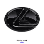 100/110/120/130/140/150/160mm Car Rear Trunk Emblem Front Grille Logo For Lexus ES RX NX LS UX LM LX GX LC RZ IS CT GS RC HS SC