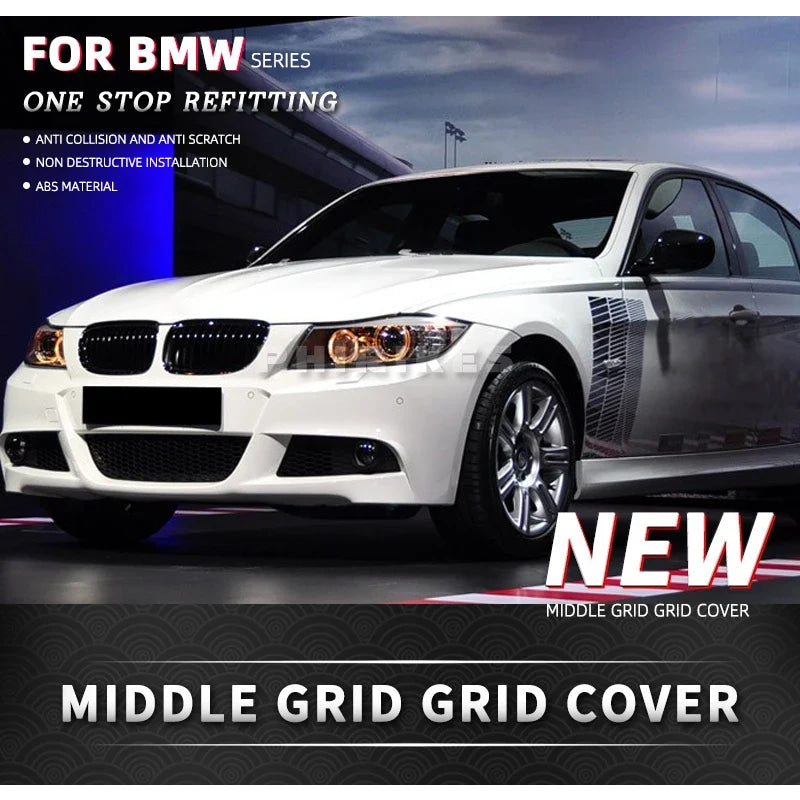 Pair Gloss Matt Carbon Black 3 Color Front Kidney Grille For BMW E92 E93 M3 2006-2009 Racing Grills