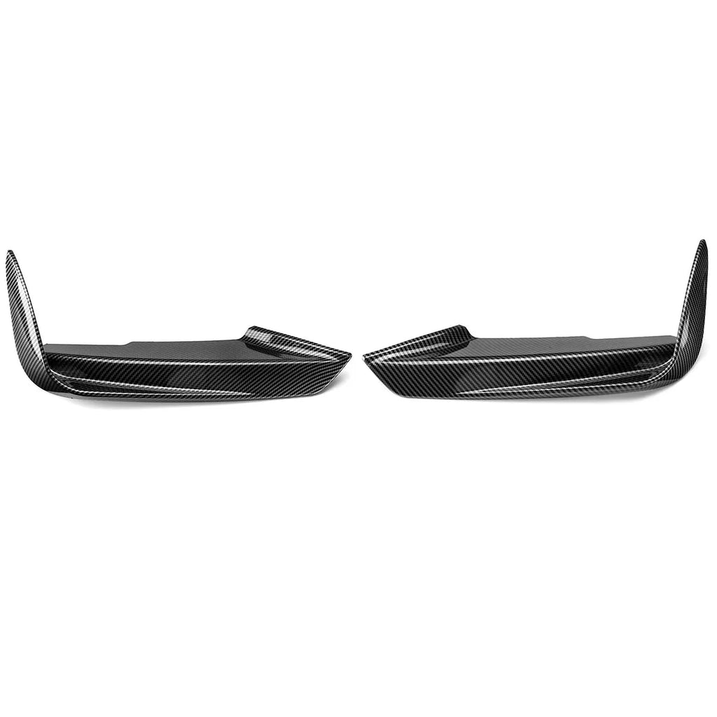 For BMW F30 F31 M Sport 2012-2019 Front Bumper Lip Splitter Canards Spoiler 1Pair Car Fog Lamp Eyebrow Frame Cover Grille