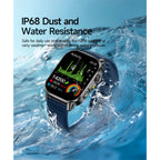 2026 New Model Uric Acid & Lipid Health Analysis Smart Watch Men ECG+PPG Bluetooth Call 2.01-inch Flashlight Smartwatch Women