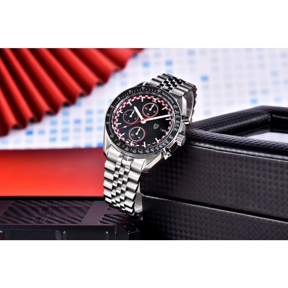 PAGANI DESIGN 2026 New Men's Watches Sport Quartz Watch For Men Racing Chronograph Waterproof AR Sapphire crystal Wristwatch Men