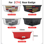 ABS Car Front Grille Rear Trunk Logo Emblem Sticker For Cadillac CT4 CT5 CT6 XT4 XT5 XT6 ATS XTS Replacement Badge Decoration