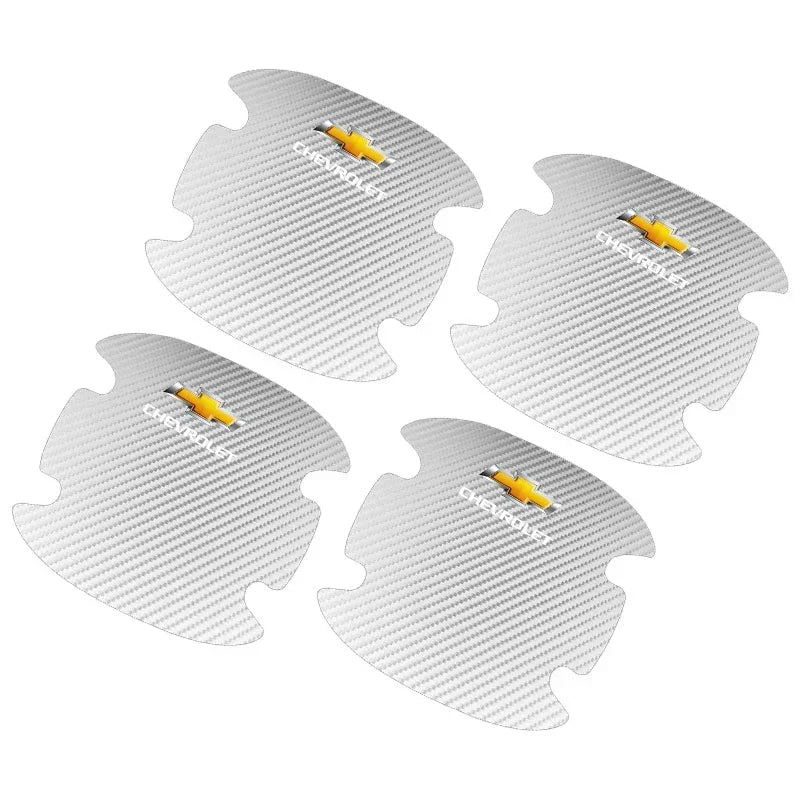 Car Door Sticker Carbon Fiber Scratches Resistant Cover For Chevrolet Silverado Impala Malibu Equinox Cruze Camaro Spark Aveo