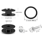 Multiple colors Universal Front Rear Bumper Trunk Quick Release Fastener Kit with Release Tabs and O-Ring For Racing Drifting