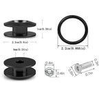 Multiple colors Universal Front Rear Bumper Trunk Quick Release Fastener Kit with Release Tabs and O-Ring For Racing Drifting