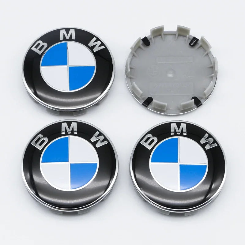 4Pcs 56MM 68MM Car Wheel Center Cap  Hub Covers For BMW M Logo E84 E83  X1 X2 X3 F48 G01 X4 X5 X6 Badge Auto Tuning Accessories