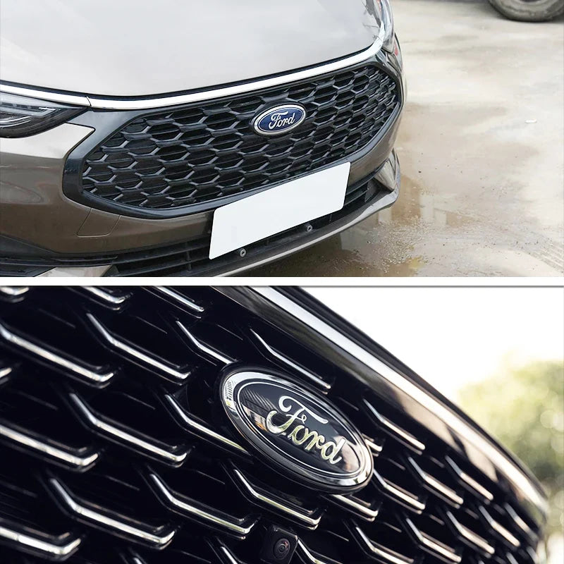 For Focus Ranger Mustang Kuga Mondeo Fiesta Explorer Transit Accessories Ford ABS 14.5cm Car Front Hood Emblem ABS Badge Cover
