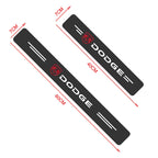 4Pcs Car Door Threshold Protector Sticker Emblem Decal Auto Accessories  For Dodge Durango Caliber Dakota Neon SXT Nitro Ram SRT