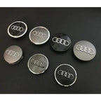4pcs AUDI 60/61/68/69/77MM/135MM Car Wheel Center Hup Cap Cover for A6L A7 A8 A3 A4 A5 A6 S3 S4 Q3 Q5 Q5L Q7 RS3 RS4 RS5 RS6 TT