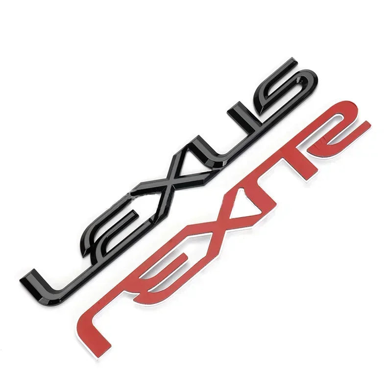 ABS/Metal Car Rear Trunk Emblem Badge Sticker for Lexus Logo ES300 IS300 IS350 ES250 ES350 IS250 CT200H GS350 NX200 Accessories