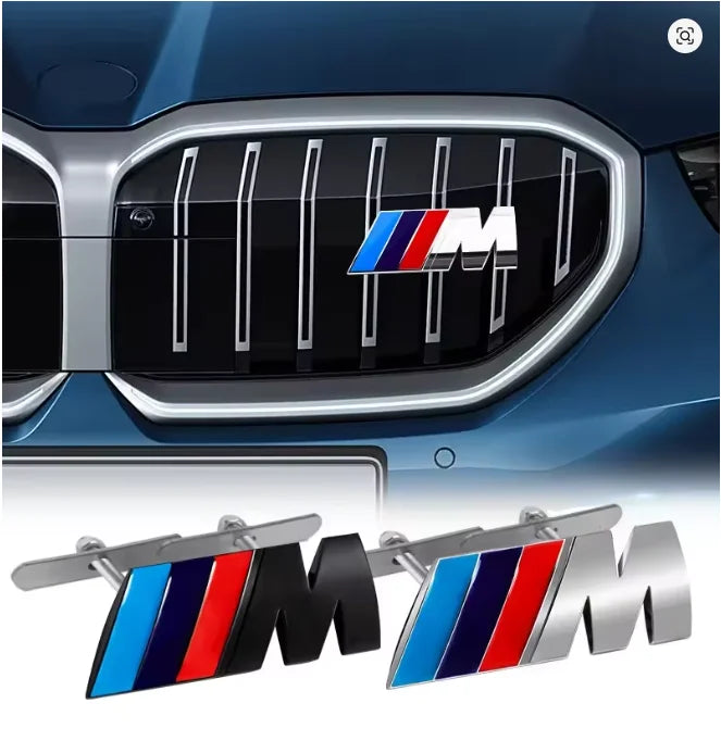 3D Car Front Grille M Badge Emblem Decoration Accessories For bAB-BMW M M1 M2 M3 M4 M5 M6 M7 E39 E87 E60 E46 E53 E90 F10 F20 F25