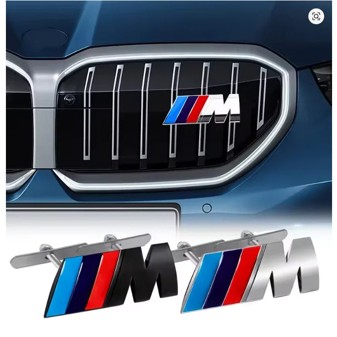 3D Car Front Grille M Badge Emblem Decoration Accessories For bAB-BMW M M1 M2 M3 M4 M5 M6 M7 E39 E87 E60 E46 E53 E90 F10 F20 F25