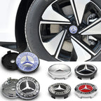 4Pcs 60mm 75mm Car Wheel Center Hub For Mercedes Benz AMG class W205 W203 GLC GLK W206 W220 W211 A180 Cap Rim Cover Accessories