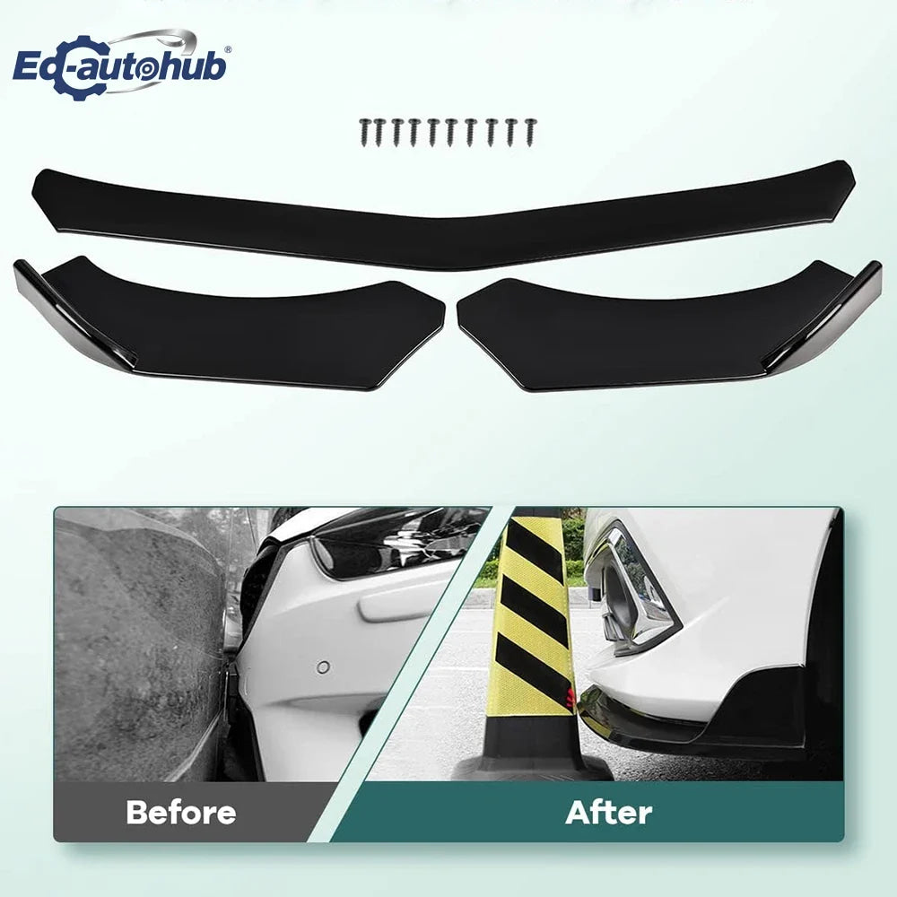 Front Bumper Lip Splitter Spoiler for Chevrolet Camaro SS 1LE ZL1 1997-2021 Fits Perfectly Enhance Vehicle's Aesthetic