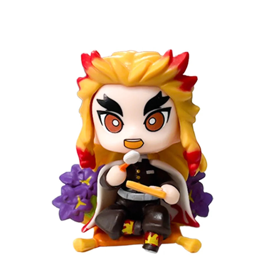 Demon Slayer Tanjiro Kamado Nezuko anime cartoon figure blind box creative personalized statue model ornament surprise gift box