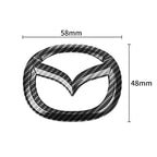 Car Steering Wheel Emblem Sticker Badge Decals for Mazda 3 6 2 Atenza Demio Axela CX-5 CX-3 CX4 MX5 CX30 Decoration Accessories