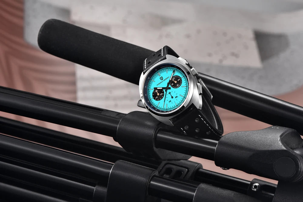 PAGANI DESIGN Panda Mens Watches Quartz Luxury Watch For Men Chronograph VK63 Wristwatches AR Sapphire Waterproof Luminous Clock